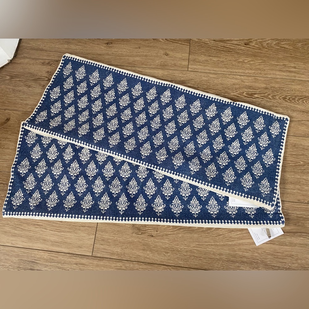 Blue and White Patterned pillow cases